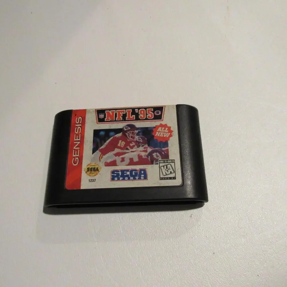 NFL 95 Sega Genesis Football‎ Cartridge Only 5